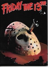 Friday the 13th Movie Hockey Mask with Blood &amp; Knife Refrigerator Magnet... - $75.95 MXN