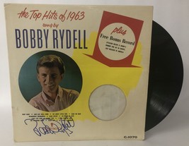 Bobby Rydell Signed Autographed &quot;The Top Hits of 1963&quot; Record Album - £32.46 GBP