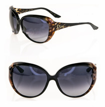 Christian Dior Panther 1 Spotted Black Animal Print Cat Sunglasses DIORPANTHER1 - £308.24 GBP