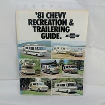 1981 Chevrolet Chevy Recreation Trailering Guide 27 Page Dealer Sales Br... - $9.87
