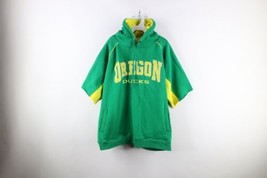 Vintage Mens 3XLT Faded Spell Out Cut Off University of Oregon Hoodie Sweatshirt - £54.33 GBP