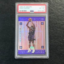 1998 U.D. Encore #118 Vince Carter PSA 7 EX-MT RC Raptors - £103.90 GBP