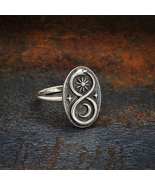 Sterling Silver Infinity Snake Ring R135 - $57.60