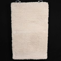 Lauren Ivory Accent Rug 22&quot; x 36&quot; Super Soft Door Bath Bedroom Mat Throw Cream  - £19.95 GBP