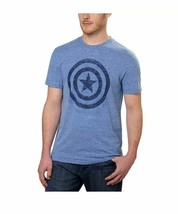 Marvel Avengers Men’s Captain America Graphic T-Shirt, Color: Royal Blue, Small - £14.11 GBP