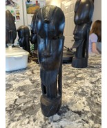 African bust hand carved Ebony Or Iron Wood carving figurine statuette G... - $30.52 CAD