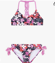 Kanu Surf Girls&#39; Willow V-Neck Bikini Beach Sport 2-Piece Swimsuit pink size 6X - £24.11 GBP