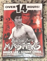 Martial Arts Masters (DVD 2004 3-Disc) Bruce Lee &amp; Sonny Chiba 9 Movies 14 Hours - £15.51 GBP