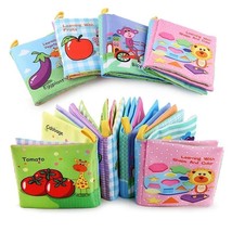 Fruits &amp; Animals (&amp; more) Cloth Book: Buy One Get One for 0-12M Babies BOGO - £7.20 GBP