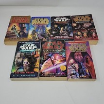 Star Wars Vintage Paperback Books Lot of 7 Shadow Of Empire Zahn/Anderson/Perry - £14.90 GBP