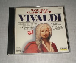 Masters of Classical Music, Vol. 7: Vivaldi (CD, Oct-1990, Laserlight) - £3.87 GBP