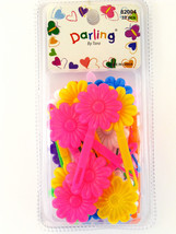 DARLING BY TARA GIRLS SELF HINGE FLOWER BARRETTES - ASSORTED C- 32 PCS. ... - $7.99