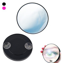 Portable Makeup Mirror 5X Magnification Suction Cups Travel Bathroom Sho... - $15.99