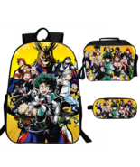 WM My Hero Academia Backpack Lunch Box Pencil Case Outdoor School Package  - $75.21 CAD