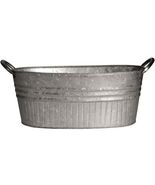 Robert Allen Mpt01645 Oval Tub Tapered With Handles, 16.5&quot;, Galvanized - €38,49 EUR