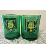 Set of 2 Polo Ralph Lauren Club Tumblers Green Cups Acrylic Plastic Vintage - $12.00