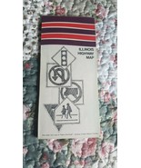 Vintage Illinois Highway Map 1973 - $89.89 MXN