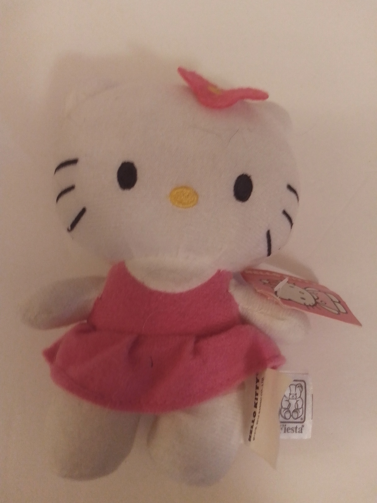 Primary image for Hello Kitty Sanrio By Fiesta In Pink Dress 6" Tall Mint WIth All Tags