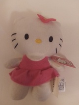 Hello Kitty Sanrio By Fiesta In Pink Dress 6" Tall Mint WIth All Tags - £19.95 GBP