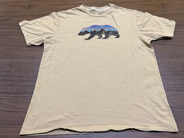 Patagonia Organic Cotton Men’s Tan Short-Sleeve T-Shirt - Medium - £15.89 GBP