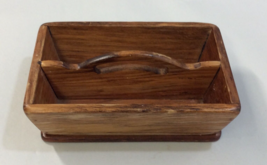 Vtg Wooden Salesman Sample Cutlery Box Colonial Craftsman Salem MA Reproduction - £21.63 GBP