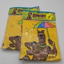 Lot of (2) Cartoon Network Scooby Doo Childs 4-7 Hooded Rain Poncho - $28.86