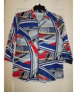 CHICO&#39;S WEEKENDS ANIMAL STATUS VESSA SHIRTTAIL JACKET NWT CHICOS 1 s/m - $18.00