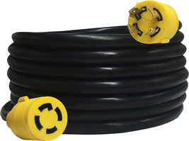 20 Feet NEMA L14-30P/L14-30R Generator Extension Cords, 4 Prong Heavy Du... - $106.91