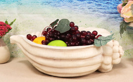 16&quot;L Nautical Ocean Giant Sea Tun Shell Display Container Dish Bowl Figurine - £35.27 GBP