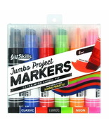 ArtSkills Jumbo Chisel-Tip Markers for Adults &amp;Teens, Pack of 6 - $14.11 CAD