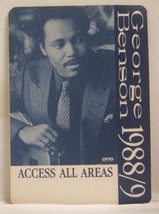 GEORGE BENSON - VINTAGE ORIGINAL CONCERT TOUR CLOTH BACKSTAGE PASS **LAS... - $12.00