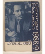 GEORGE BENSON - VINTAGE ORIGINAL CONCERT TOUR CLOTH BACKSTAGE PASS **LAS... - $225.49 MXN