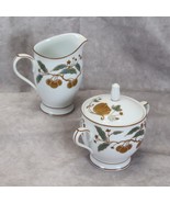 Noritake Fairfield 2612 Creamer and Sugar Bowl with Lid - $14.69
