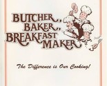Butcher Baker Breakfast Maker Menu North 801 Monroe Spokane Washington  - £14.24 GBP