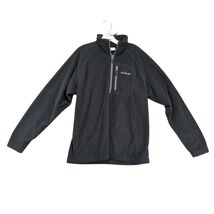 Columbia Sportswear 1/2 Zip Fast Trek III Black Fleece Jacket Men&#39;s L Ra... - $50.25 CAD