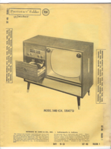 1958 EMERSON 1414 Tv TELEVISION SERVICE MANUAL Photofact 1415 1432 1433 ... - £10.04 GBP