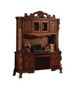 Dresden Executive Computer Desk w/Hutch, Cherry Oak Finish - $53,330.70 MXN