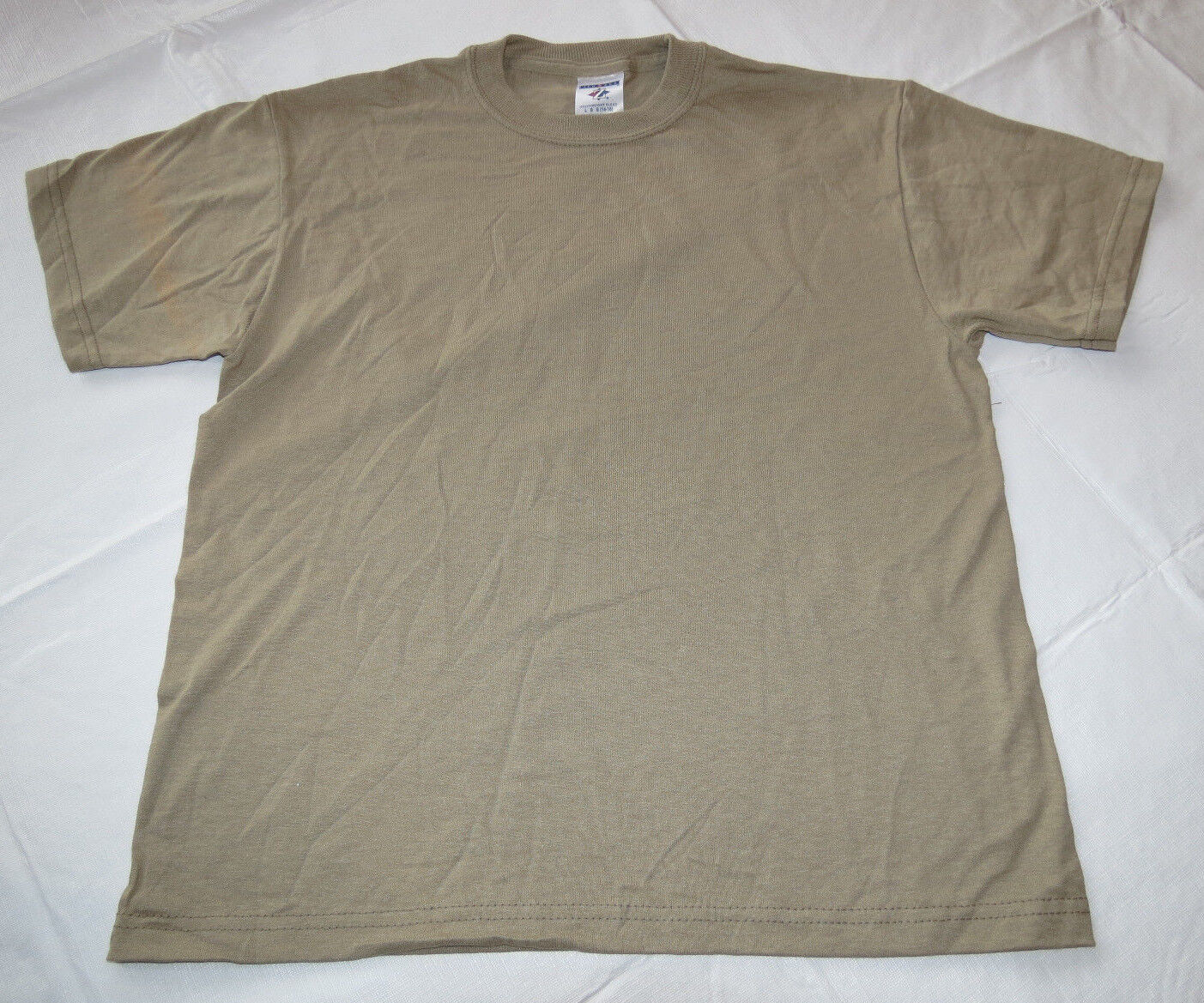 Boys youth Jerzees Heavyweight Blend short sleeve t shirt Khaki small S ... - $10.29