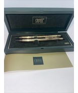 Vintage CROSS 10K Gold-Filled/Rolled Ballpoint Pen &amp; Pencil Set #450105 - $39.60