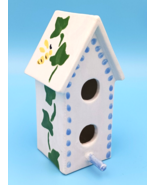 Decorative White Ceramic Mini Bird House 5&#39;&#39; X 2&#39;&#39; - £6.38 GBP