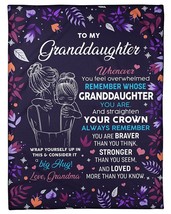Couple Love Fleece Blanket Gift For Granddaughter Love Grandma Customize Blanket - £46.30 GBP+