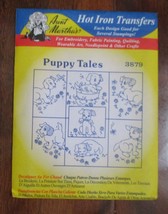 Aunt Martha&#39;s Hot Iron Transfers Puppy Tales #3879 - $5.93