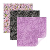 Cricut Removable Premium Vinyl Patterned Sampler 12&quot;X12&quot; Anna Griffin Charlotte  - £10.16 GBP