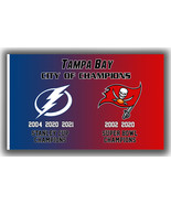 Tampa Bay City of Champions memorable Flag 90x150cm 3x5ft Fan best banner - €13,07 EUR