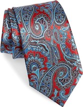 Ermenegildo Zegna Men&#39;s Paisley Silk Tie - £130.36 GBP