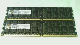Kingston 8GB 2x4GB PC2-6400 Ecc Reg 240 Pin Server Dimm KTH-BL495K2/8G Tested - £30.52 GBP
