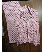 Cuddl Duds  - Soft Cozy Women&#39;s 2 Pc Pajamas - Pink Print -  Size XL - $18.00