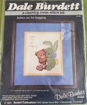 Dale Burdett Counted Cross Stitch Kit Babies are for Hugging 1985 Sealed  - $6.92