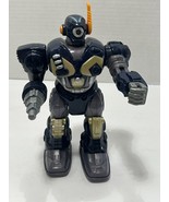 Cybotronix MARS BLACK Revo Walking Robot 7&quot; Motorized Attack Robo Squad - $6.44