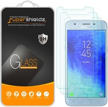 3 Pack Designed for Samsung Galaxy J3 Star Tempered Glass Screen Protector Anti  - £14.12 GBP